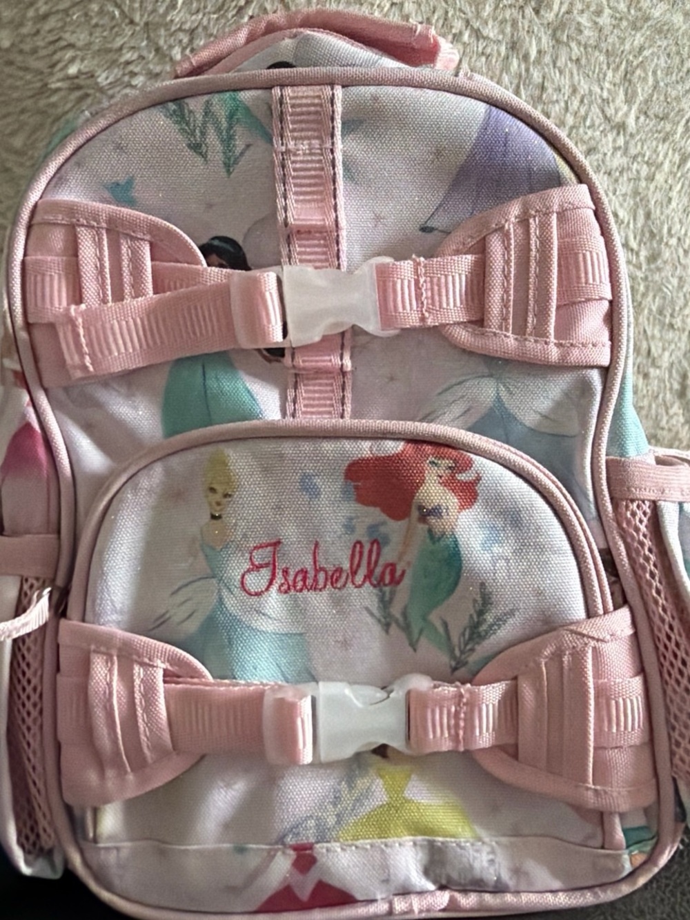 Personalized Pink Disney Princess -Personalized with name ‘Isabella'